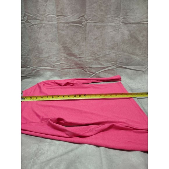 Nike Girl's Dri Fit Shirt Pink Sz L/ Stretch - Picture 5 of 5